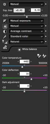 Silkypix Developer Studio - Custom White Balance